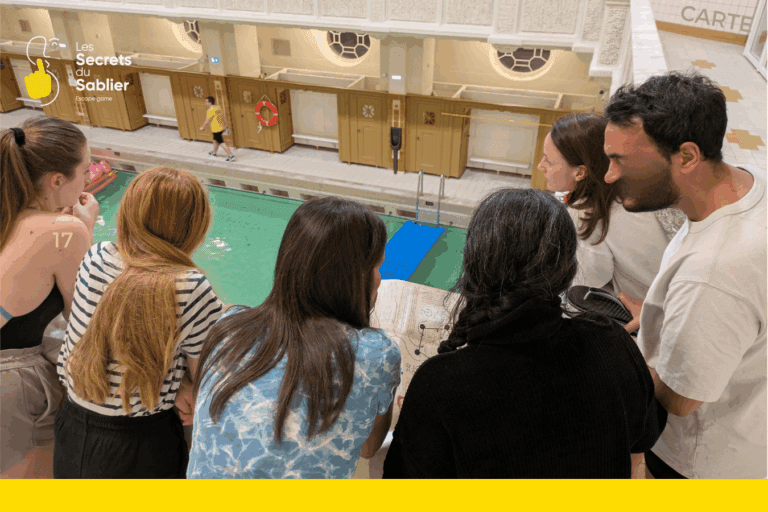 Image d’illustration du jeu immersif "Le Mystère des Bains" à Strasbourg – enquête à vivre en équipe dans les Bains Municipaux.